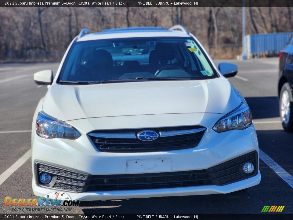 2021 Subaru Impreza Premium 5-Door Crystal White Pearl / Black Photo #2