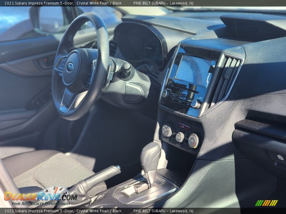2021 Subaru Impreza Premium 5-Door Crystal White Pearl / Black Photo #6