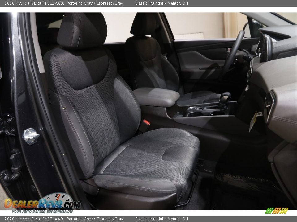 2020 Hyundai Santa Fe SEL AWD Portofino Gray / Espresso/Gray Photo #14