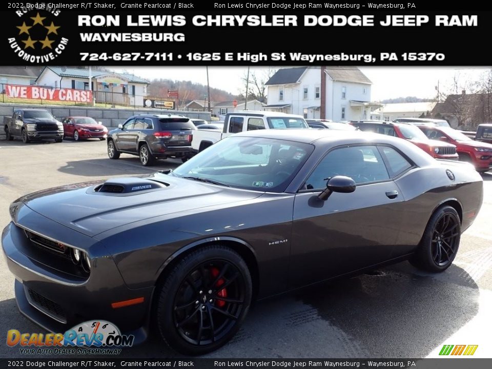 2022 Dodge Challenger R/T Shaker Granite Pearlcoat / Black Photo #1