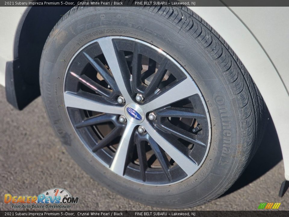2021 Subaru Impreza Premium 5-Door Crystal White Pearl / Black Photo #10