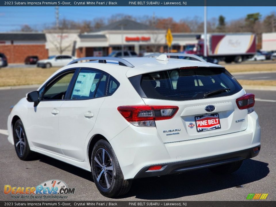 2023 Subaru Impreza Premium 5-Door Crystal White Pearl / Black Photo #4