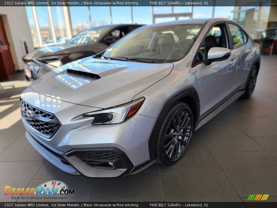 2022 Subaru WRX Limited Ice Silver Metallic / Black Ultrasuede w/Red stitching Photo #1