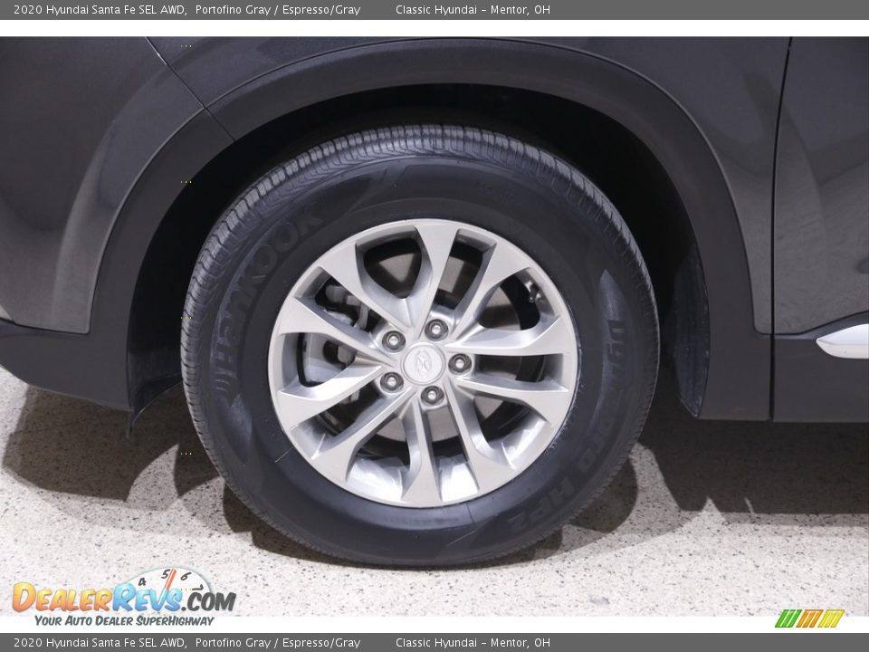 2020 Hyundai Santa Fe SEL AWD Portofino Gray / Espresso/Gray Photo #19