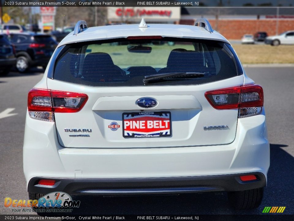 2023 Subaru Impreza Premium 5-Door Crystal White Pearl / Black Photo #6