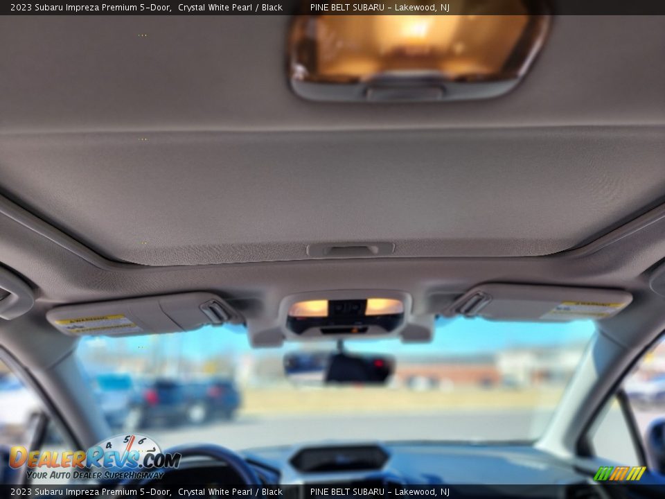 2023 Subaru Impreza Premium 5-Door Crystal White Pearl / Black Photo #10