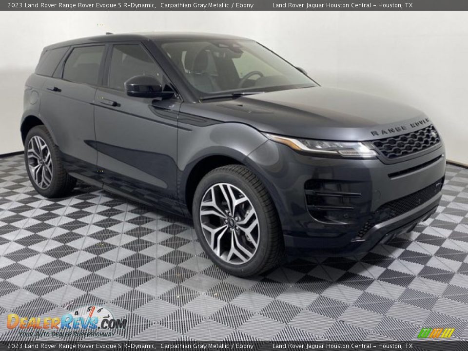 Front 3/4 View of 2023 Land Rover Range Rover Evoque S R-Dynamic Photo #12