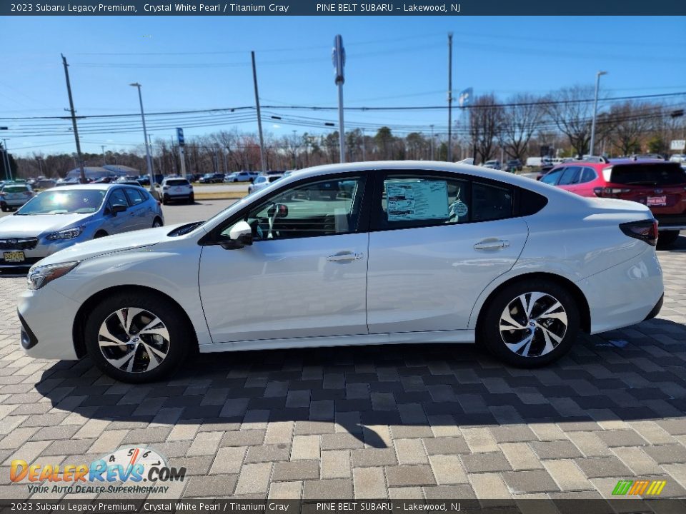 2023 Subaru Legacy Premium Crystal White Pearl / Titanium Gray Photo #3