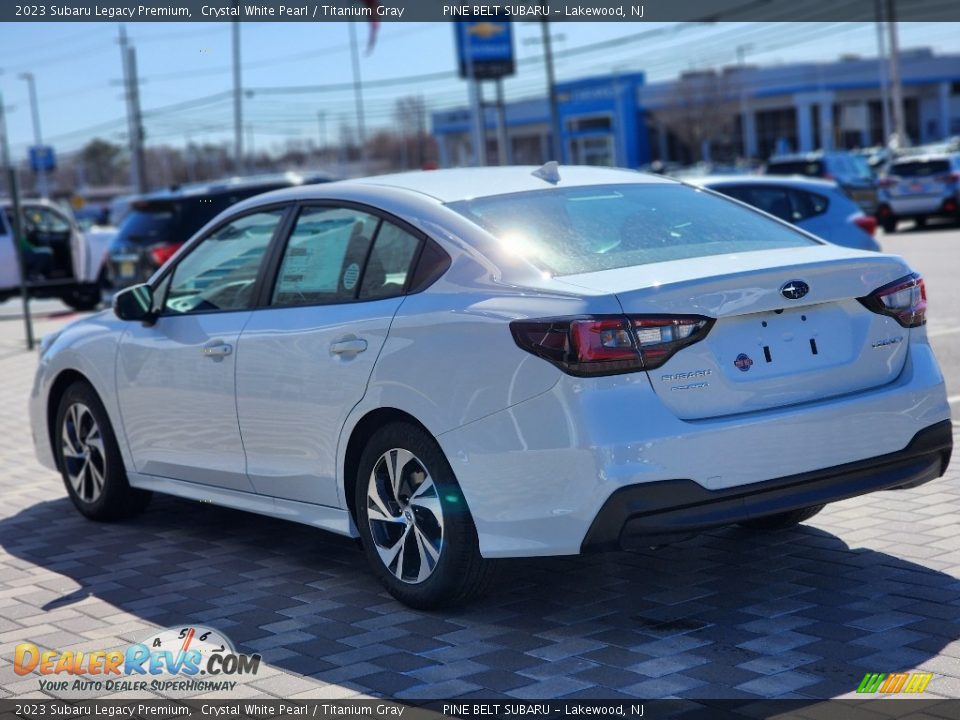 2023 Subaru Legacy Premium Crystal White Pearl / Titanium Gray Photo #4