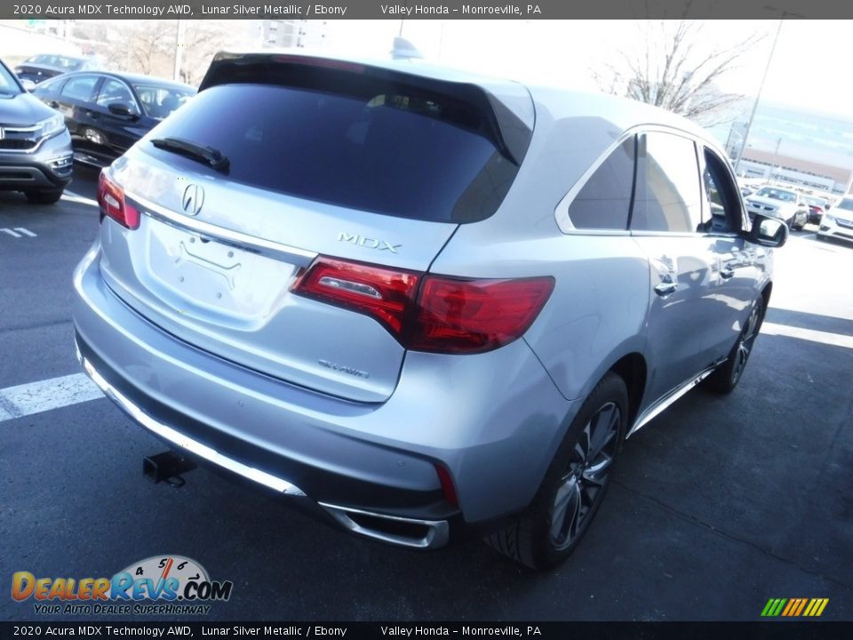 2020 Acura MDX Technology AWD Lunar Silver Metallic / Ebony Photo #7