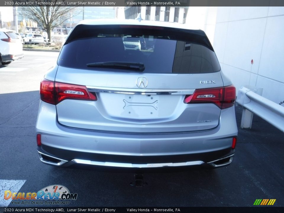 2020 Acura MDX Technology AWD Lunar Silver Metallic / Ebony Photo #8