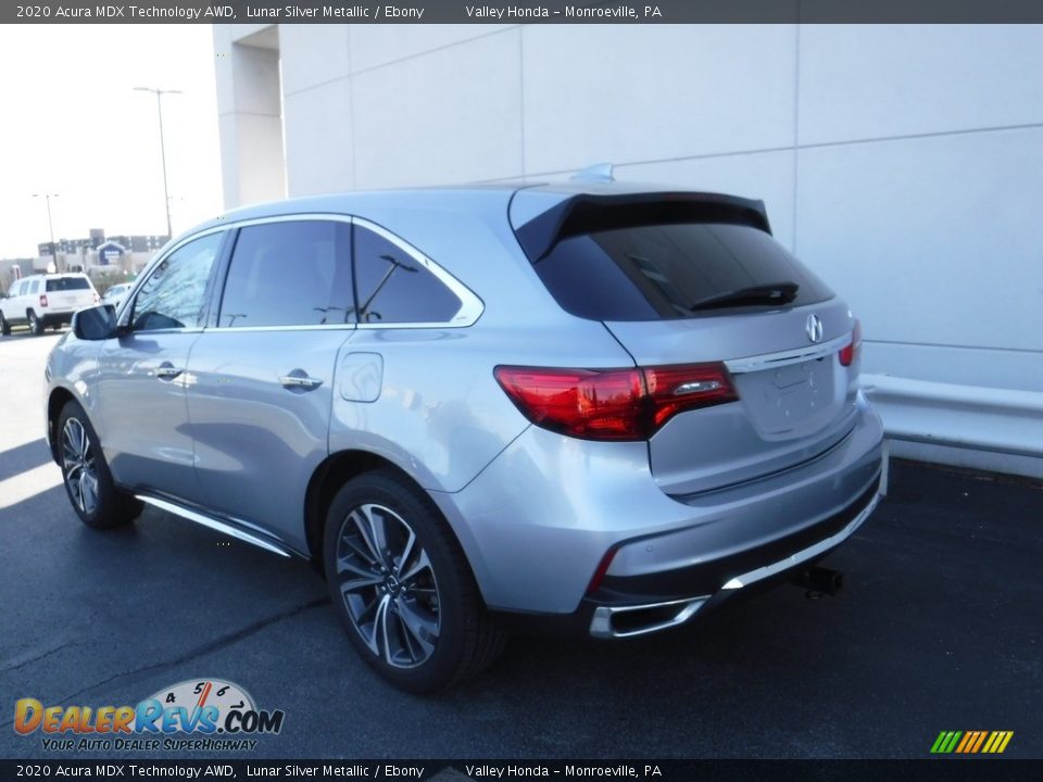 2020 Acura MDX Technology AWD Lunar Silver Metallic / Ebony Photo #11