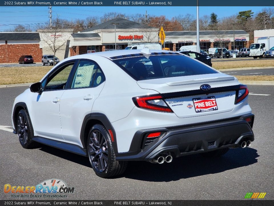 2022 Subaru WRX Premium Ceramic White / Carbon Black Photo #4