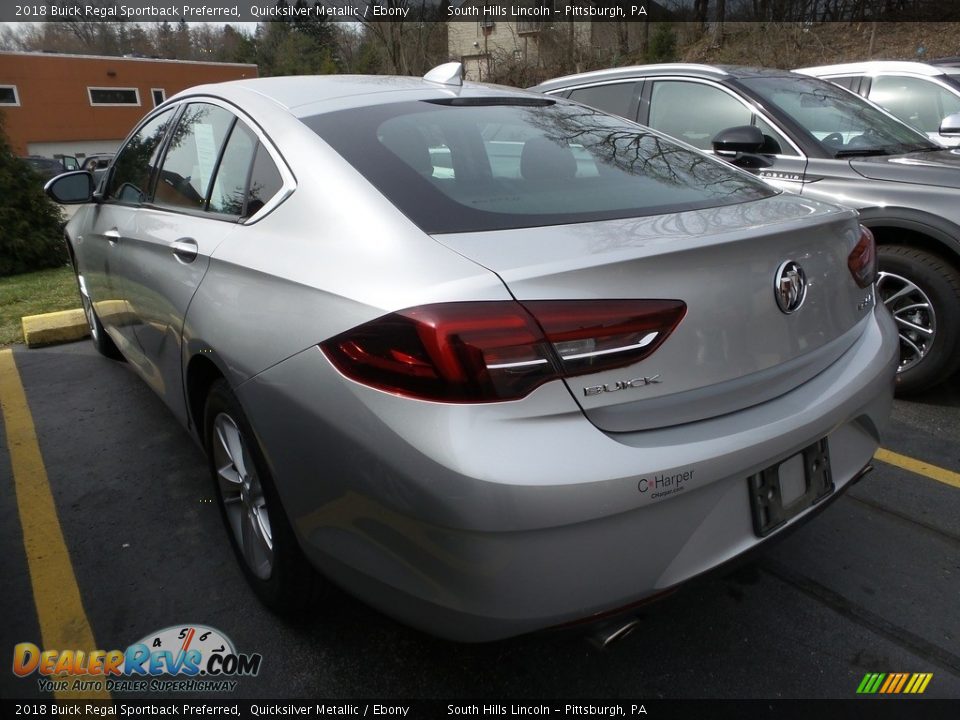 2018 Buick Regal Sportback Preferred Quicksilver Metallic / Ebony Photo #2