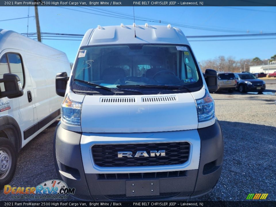 2021 Ram ProMaster 2500 High Roof Cargo Van Bright White / Black Photo #2