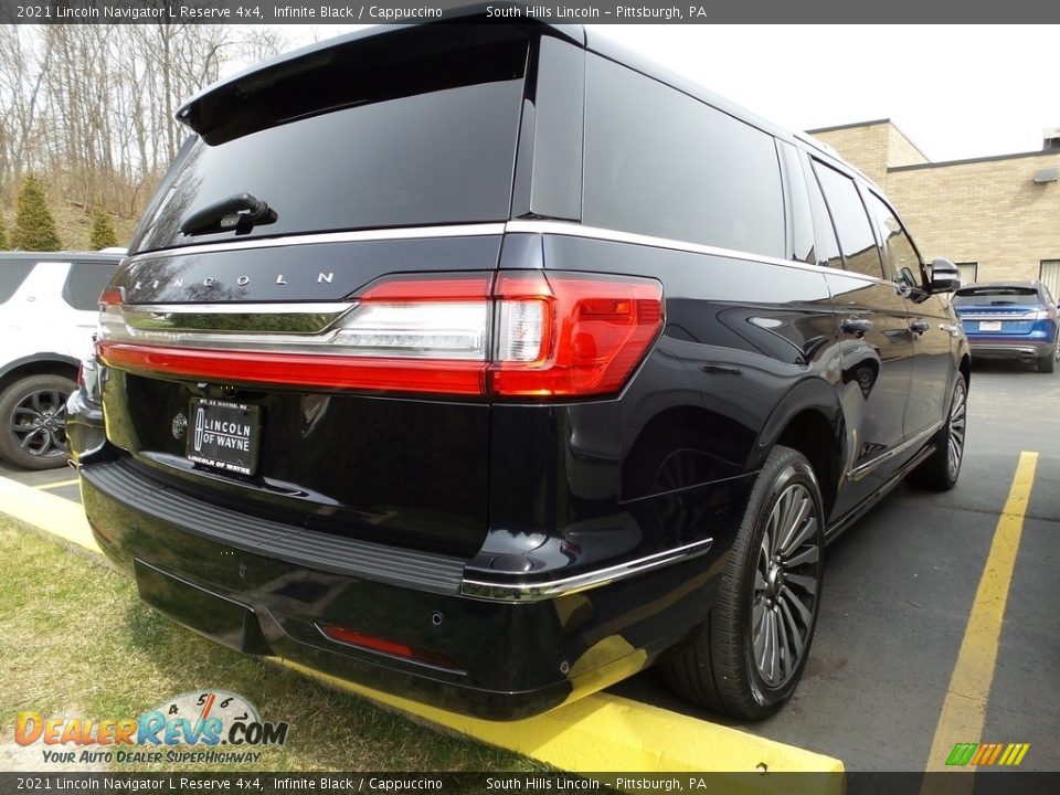 2021 Lincoln Navigator L Reserve 4x4 Infinite Black / Cappuccino Photo #3