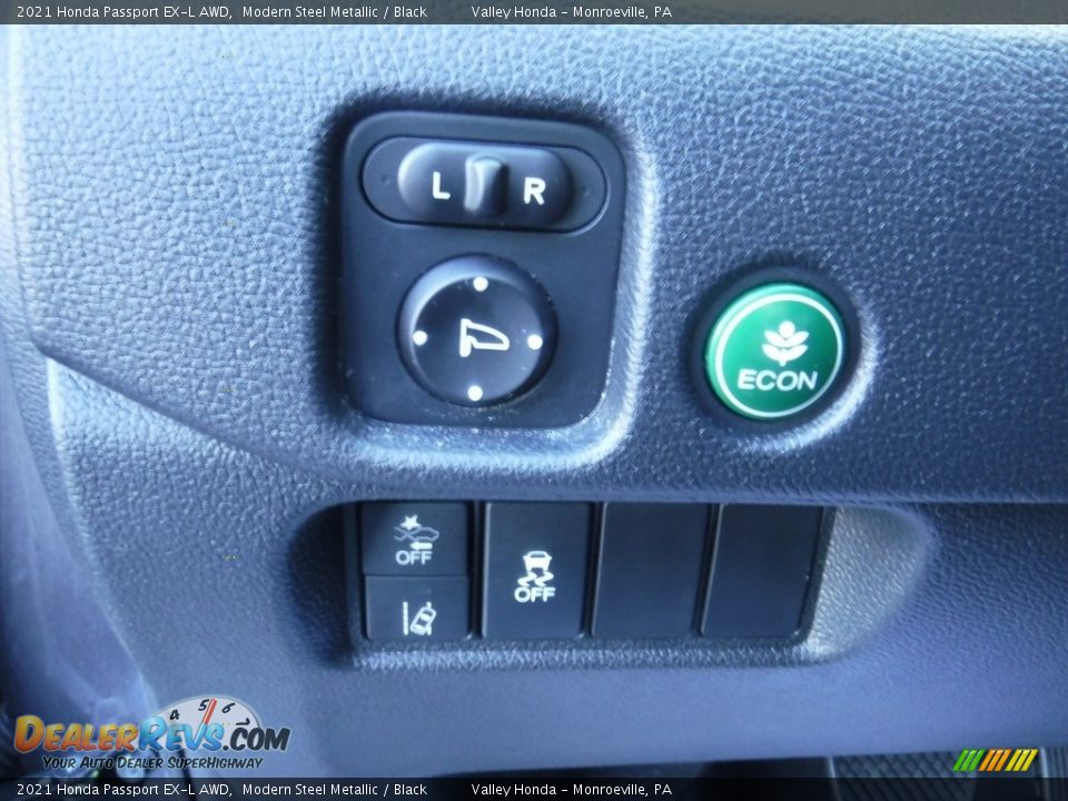 2021 Honda Passport EX-L AWD Modern Steel Metallic / Black Photo #13