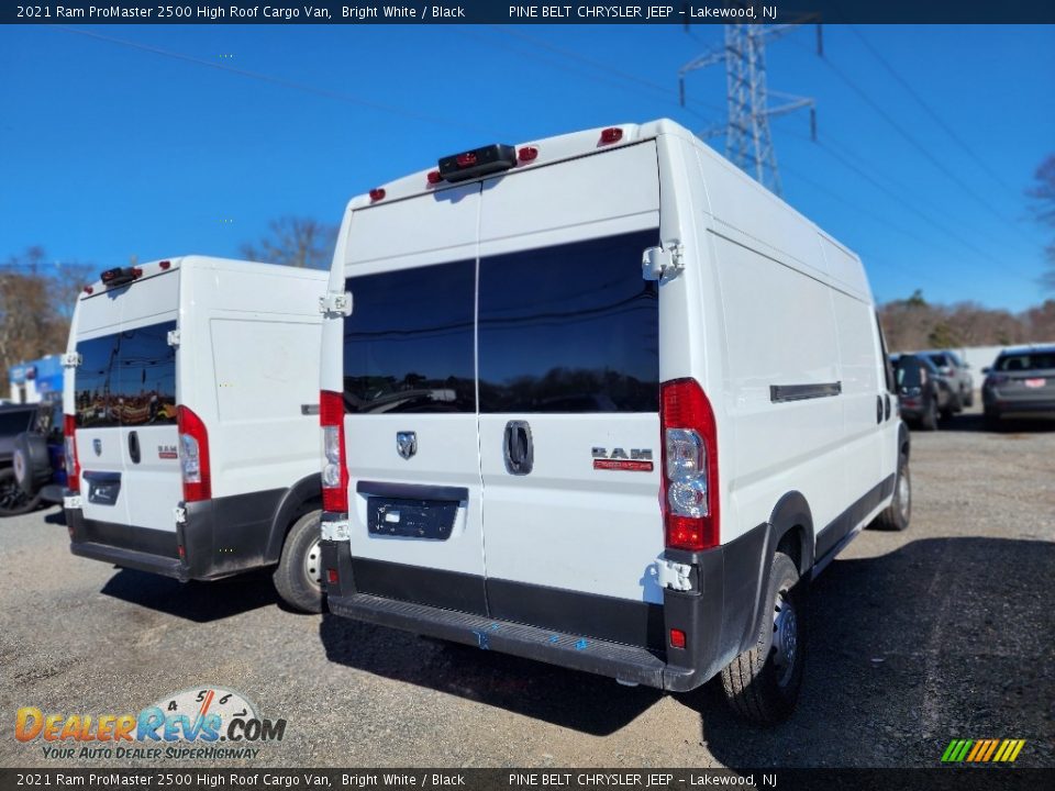 2021 Ram ProMaster 2500 High Roof Cargo Van Bright White / Black Photo #11