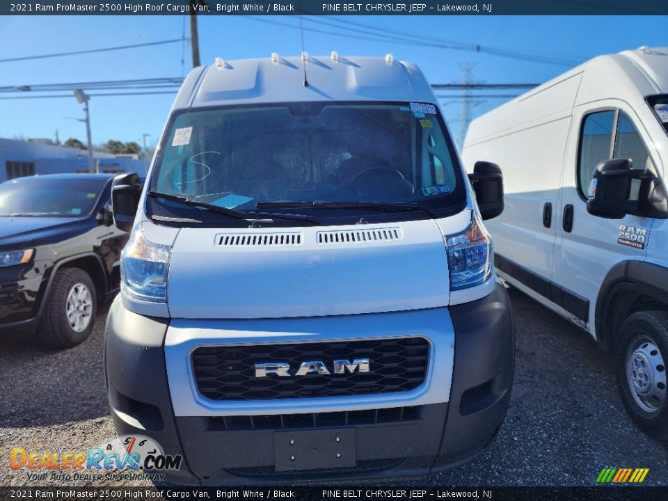 2021 Ram ProMaster 2500 High Roof Cargo Van Bright White / Black Photo #3