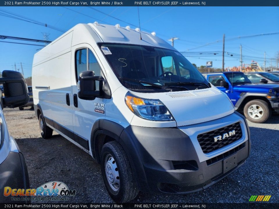 2021 Ram ProMaster 2500 High Roof Cargo Van Bright White / Black Photo #4