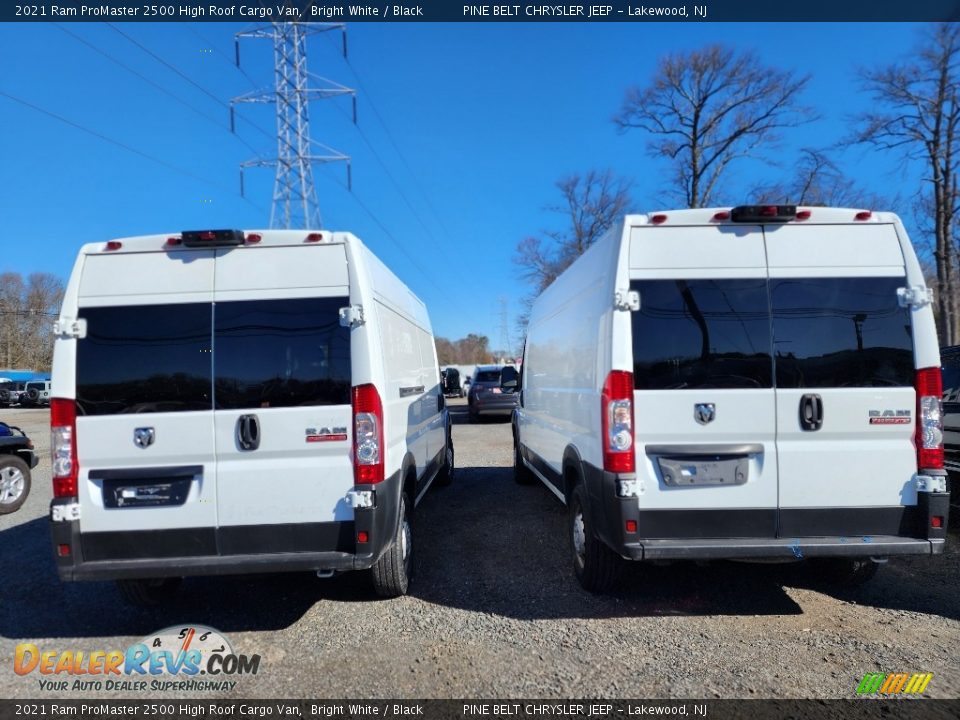 2021 Ram ProMaster 2500 High Roof Cargo Van Bright White / Black Photo #8