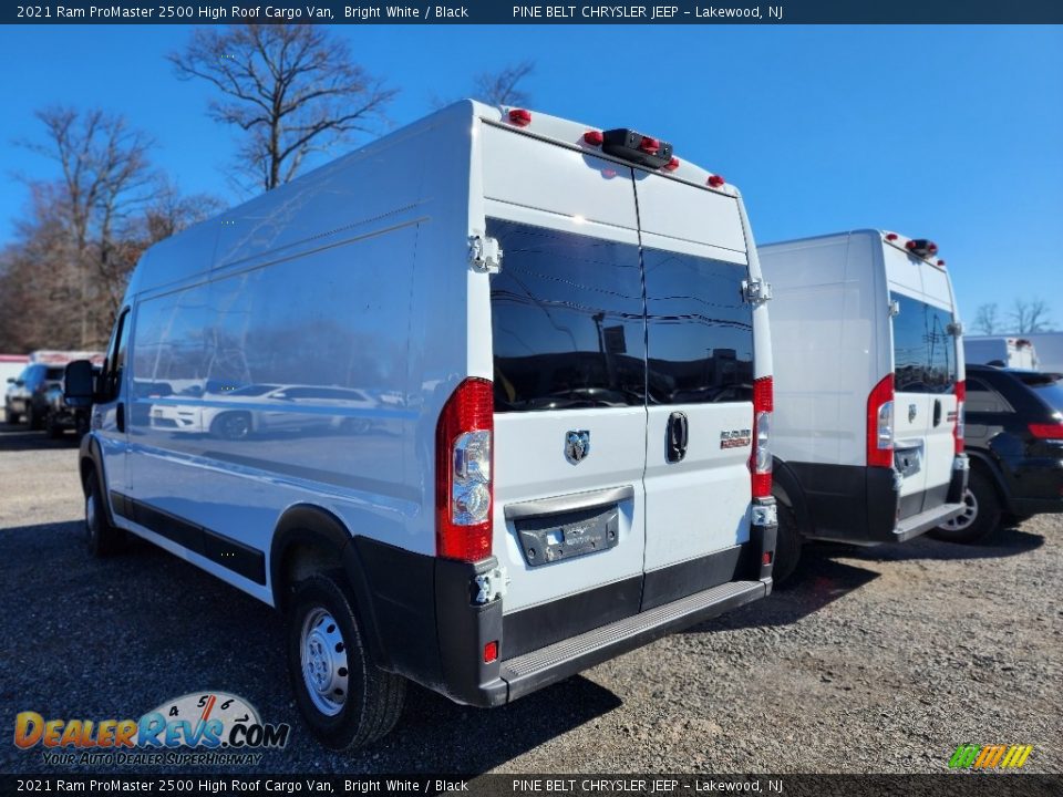 2021 Ram ProMaster 2500 High Roof Cargo Van Bright White / Black Photo #9