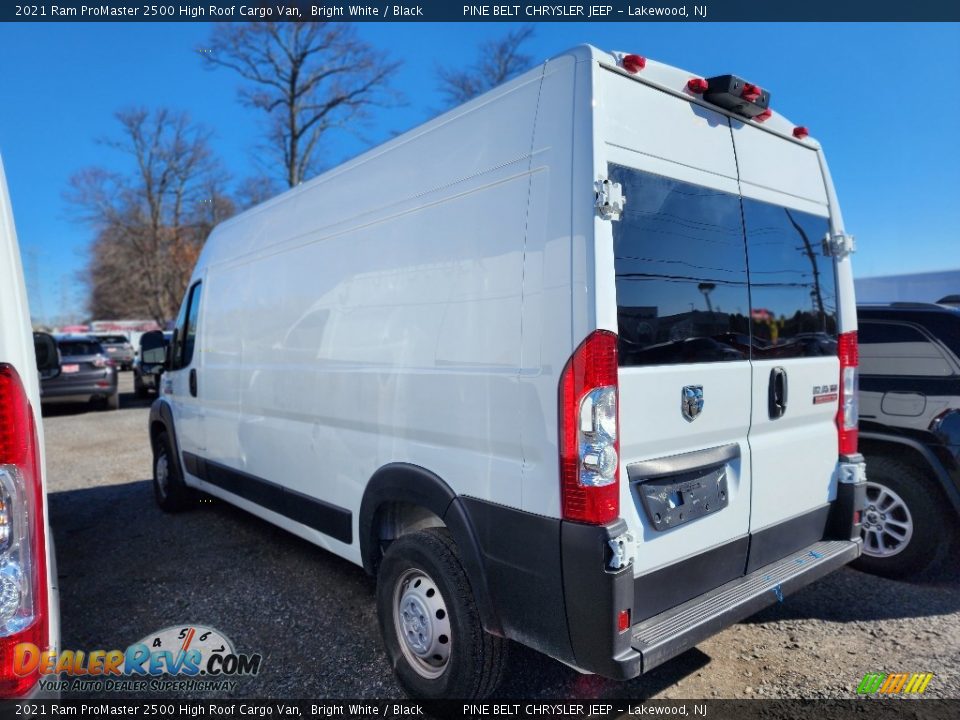 2021 Ram ProMaster 2500 High Roof Cargo Van Bright White / Black Photo #10