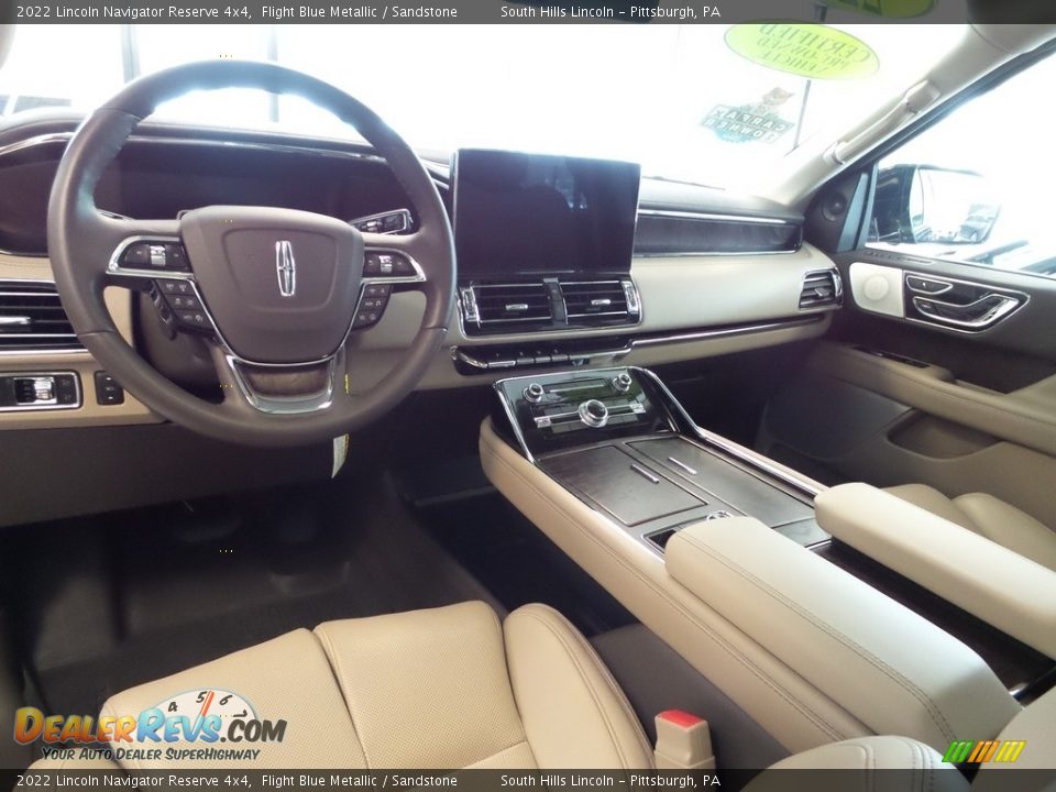 Sandstone Interior - 2022 Lincoln Navigator Reserve 4x4 Photo #15