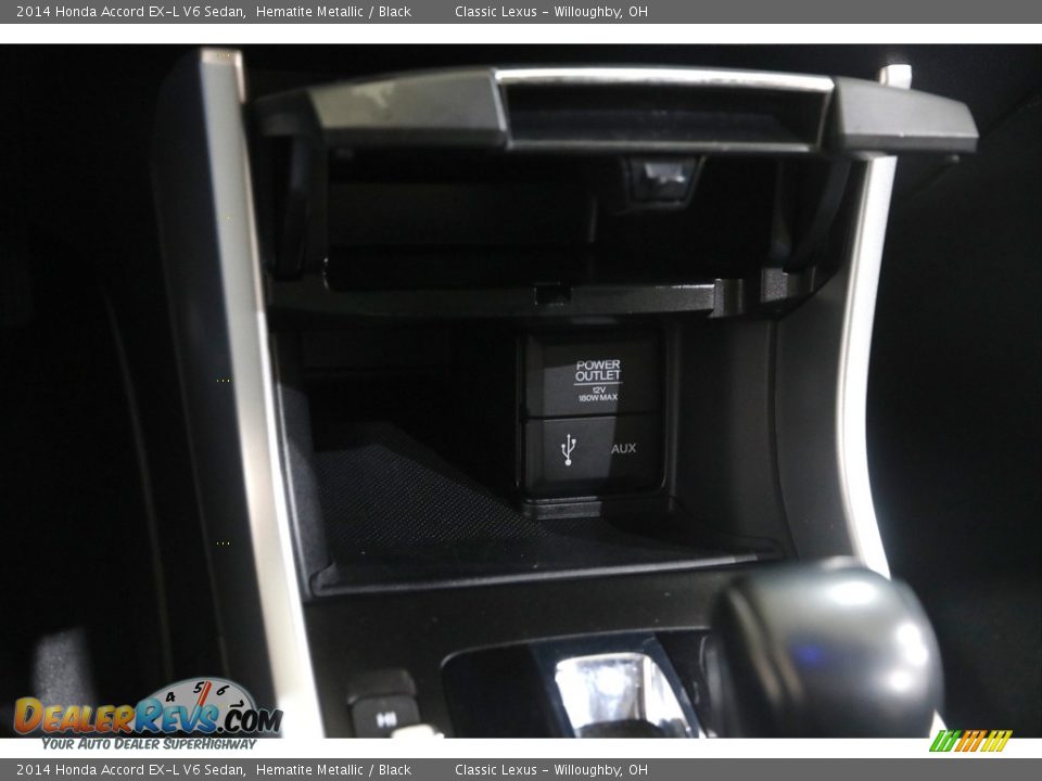 2014 Honda Accord EX-L V6 Sedan Hematite Metallic / Black Photo #15