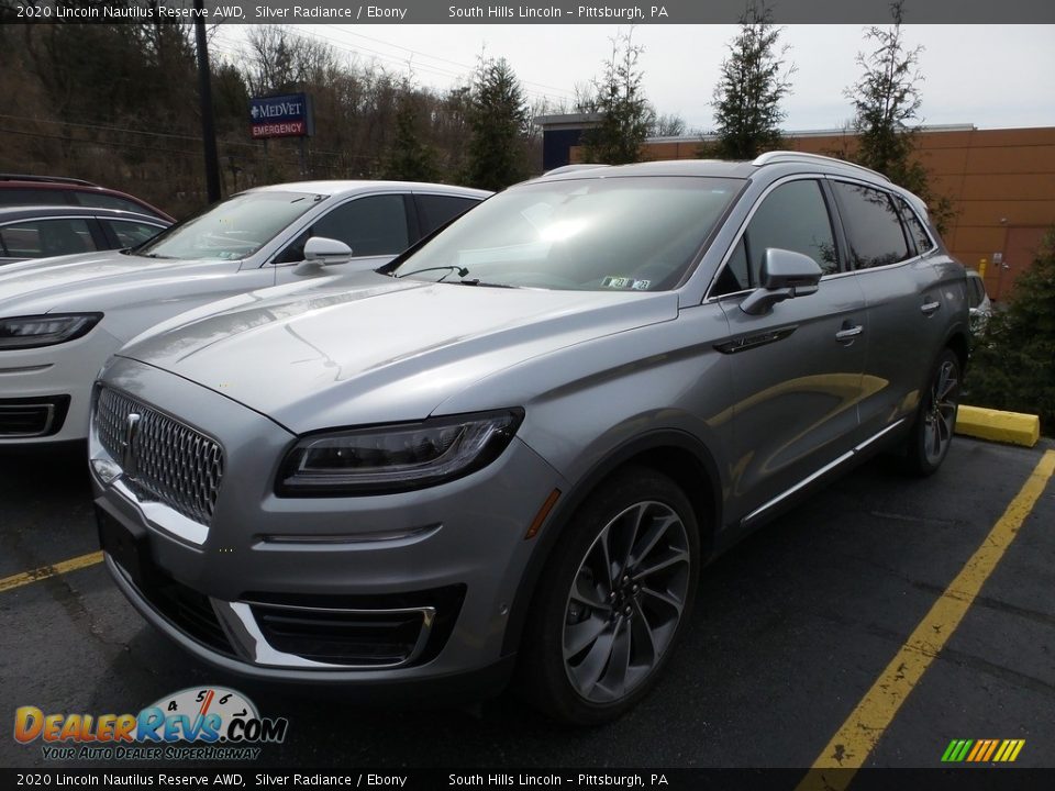 2020 Lincoln Nautilus Reserve AWD Silver Radiance / Ebony Photo #1