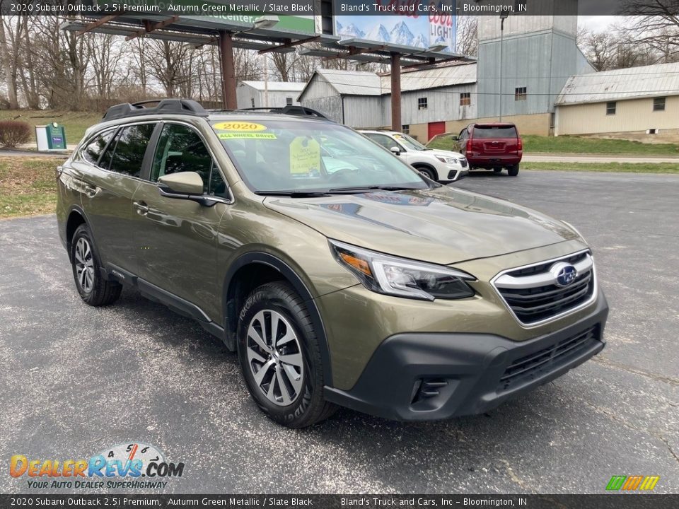 2020 Subaru Outback 2.5i Premium Autumn Green Metallic / Slate Black Photo #9