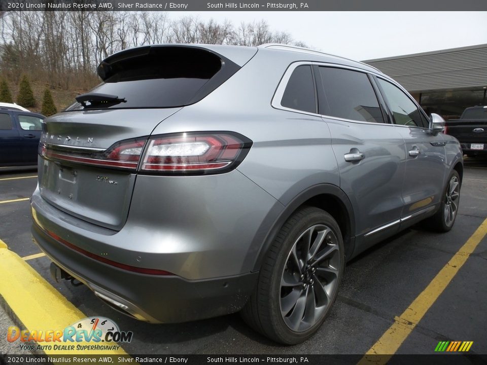 2020 Lincoln Nautilus Reserve AWD Silver Radiance / Ebony Photo #4