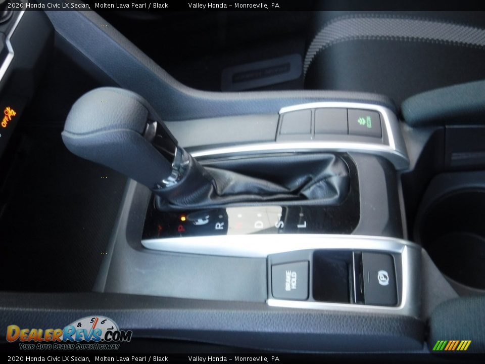 2020 Honda Civic LX Sedan Molten Lava Pearl / Black Photo #13