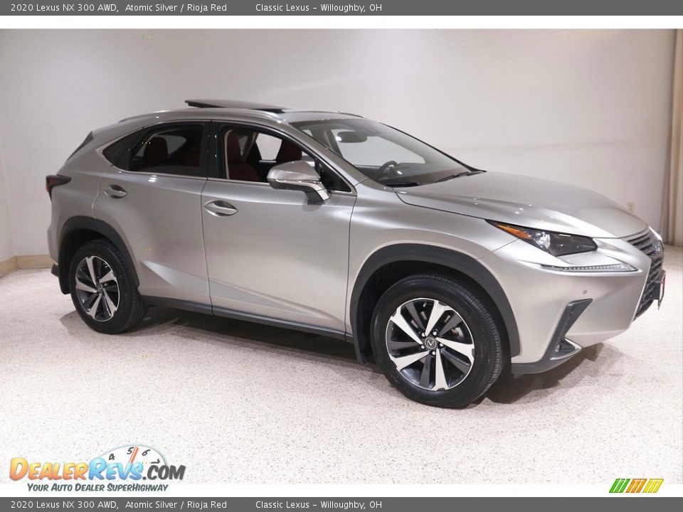 2020 Lexus NX 300 AWD Atomic Silver / Rioja Red Photo #1