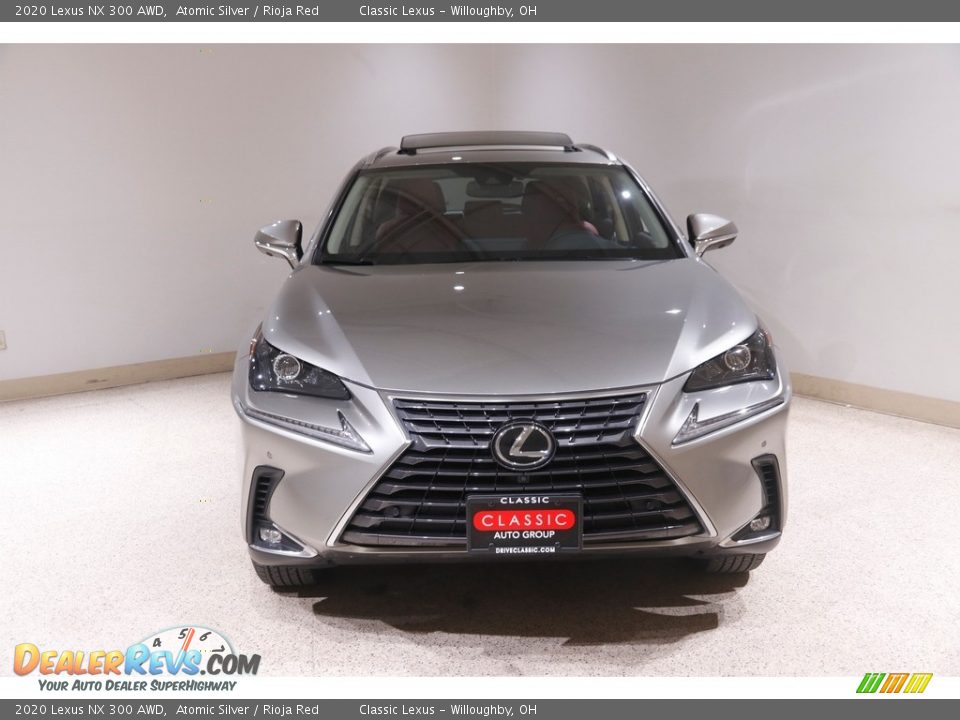 2020 Lexus NX 300 AWD Atomic Silver / Rioja Red Photo #2