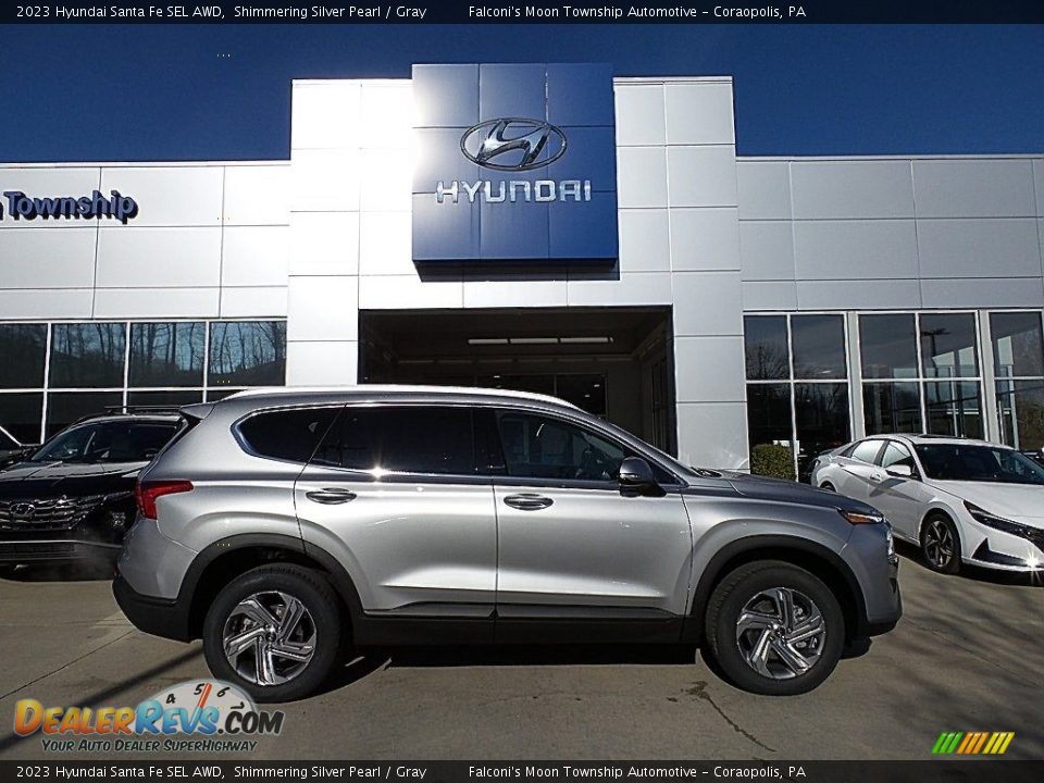 2023 Hyundai Santa Fe SEL AWD Shimmering Silver Pearl / Gray Photo #1