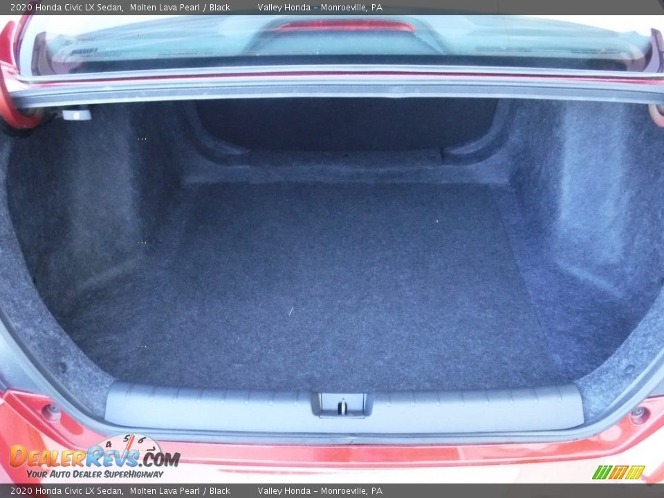 2020 Honda Civic LX Sedan Molten Lava Pearl / Black Photo #23