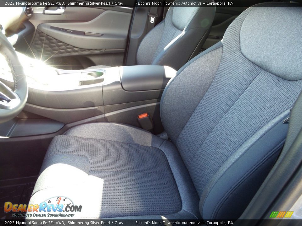 2023 Hyundai Santa Fe SEL AWD Shimmering Silver Pearl / Gray Photo #11