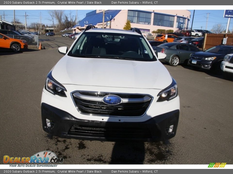 2020 Subaru Outback 2.5i Premium Crystal White Pearl / Slate Black Photo #2