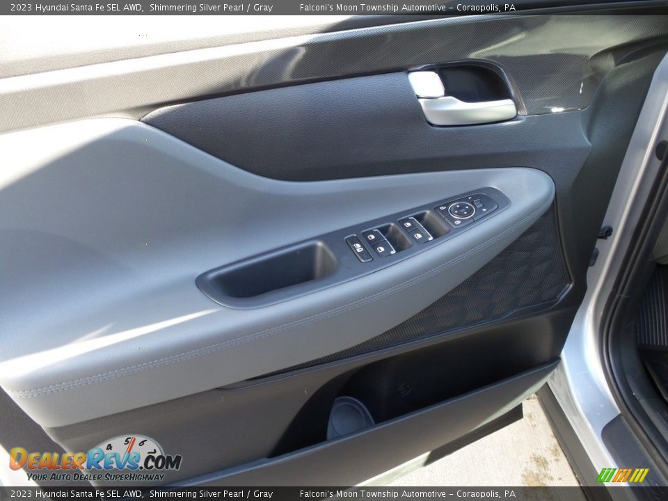 2023 Hyundai Santa Fe SEL AWD Shimmering Silver Pearl / Gray Photo #14