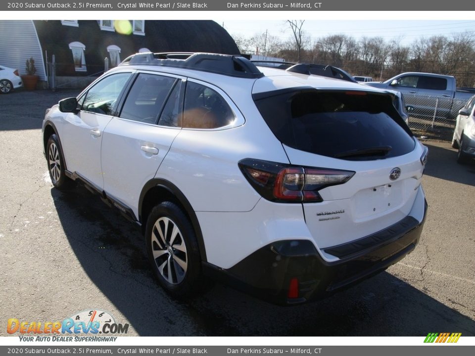 2020 Subaru Outback 2.5i Premium Crystal White Pearl / Slate Black Photo #7