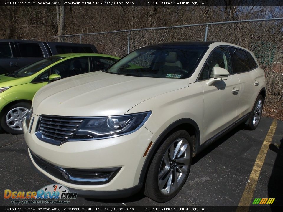 2018 Lincoln MKX Reserve AWD Ivory Pearl Metallic Tri-Coat / Cappuccino Photo #1