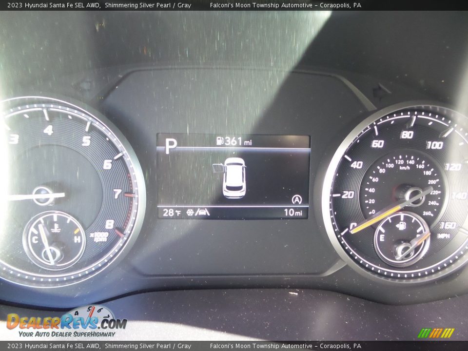 2023 Hyundai Santa Fe SEL AWD Shimmering Silver Pearl / Gray Photo #19
