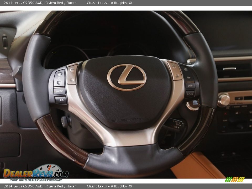2014 Lexus GS 350 AWD Riviera Red / Flaxen Photo #7