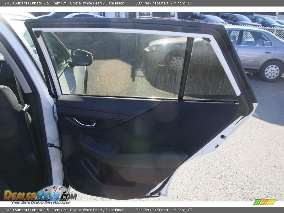 2020 Subaru Outback 2.5i Premium Crystal White Pearl / Slate Black Photo #14