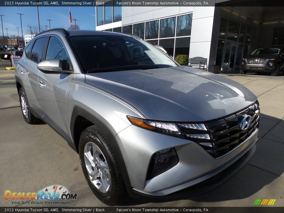 2023 Hyundai Tucson SEL AWD Shimmering Silver / Black Photo #9