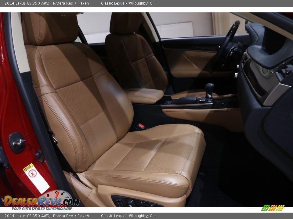 2014 Lexus GS 350 AWD Riviera Red / Flaxen Photo #19