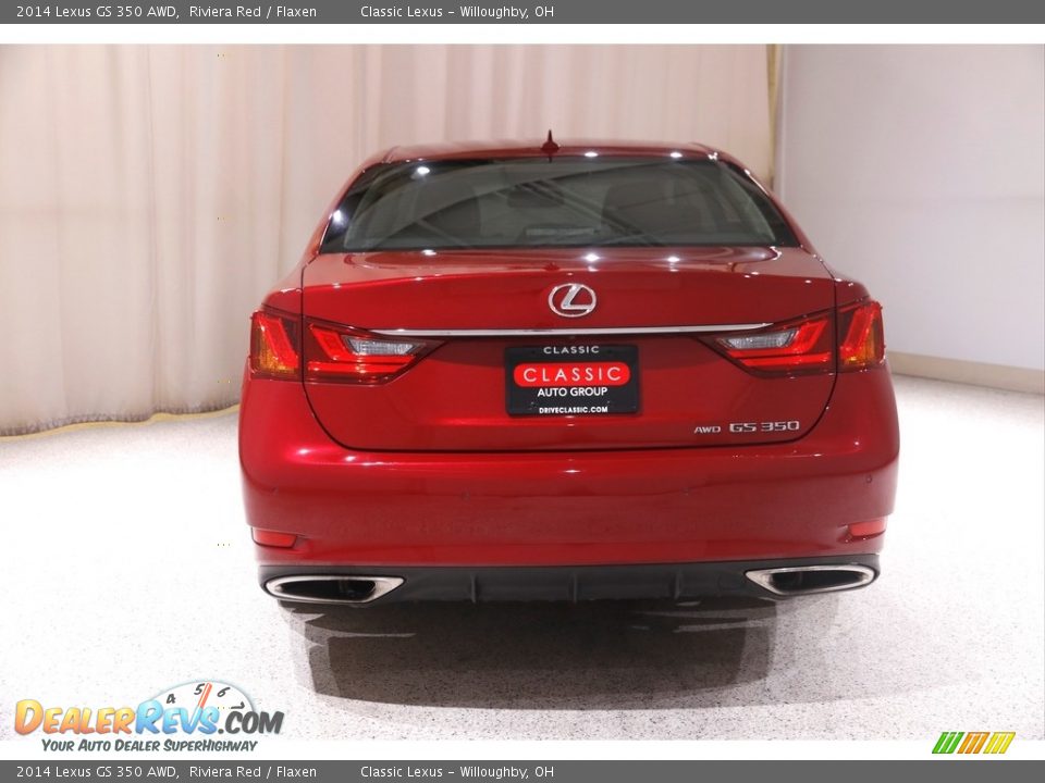 2014 Lexus GS 350 AWD Riviera Red / Flaxen Photo #22