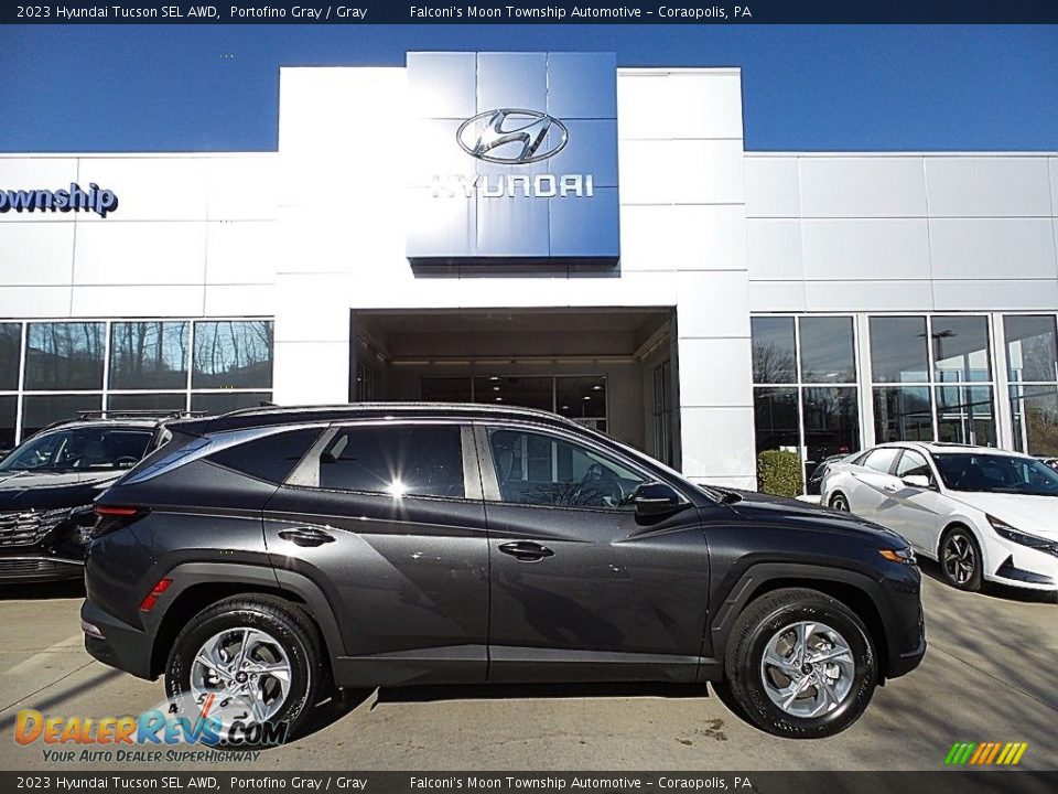2023 Hyundai Tucson SEL AWD Portofino Gray / Gray Photo #1