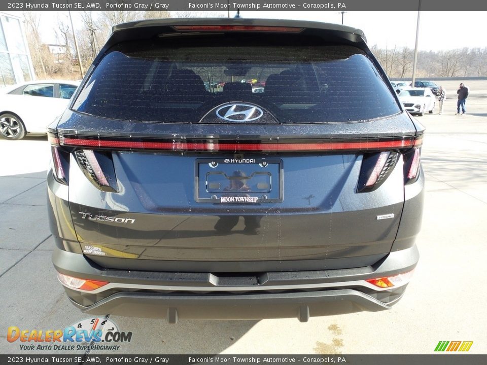 2023 Hyundai Tucson SEL AWD Portofino Gray / Gray Photo #3